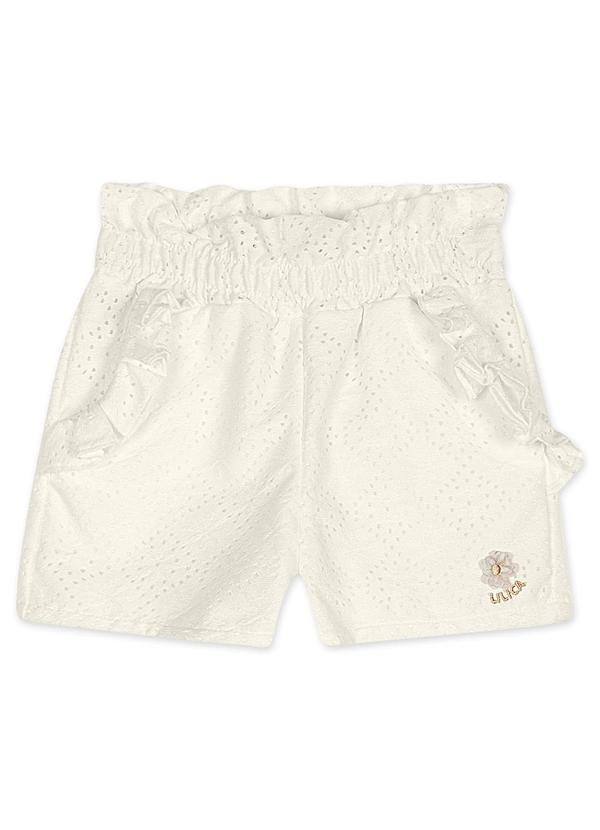 Short Bebê Feminino Bege