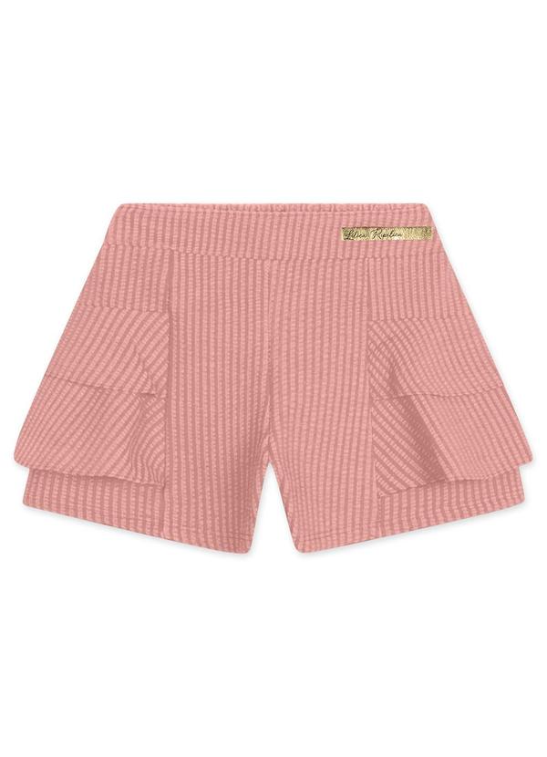 Short Bebê Feminino Rosa