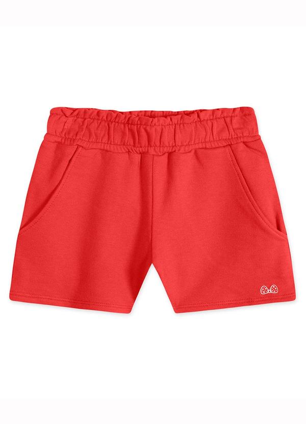 Short com Aroma Feminino Bebê Vermelho