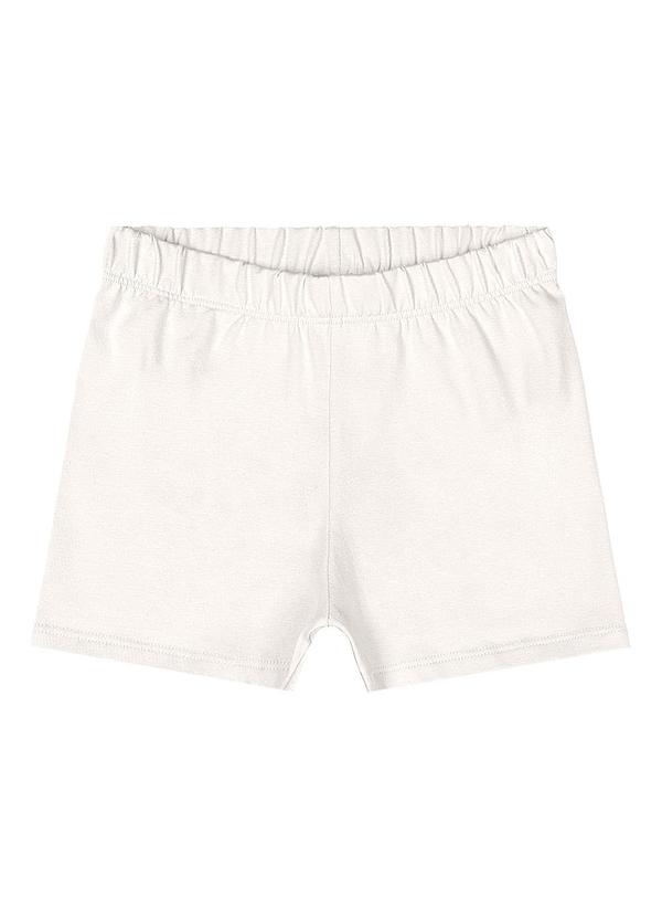 Short Cotton Menina Bege