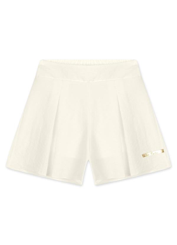 Short Infantil Feminino Bege