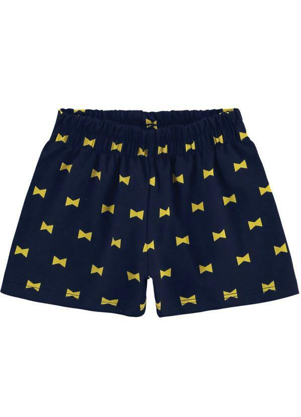 Short Infantil MeninaMarinho