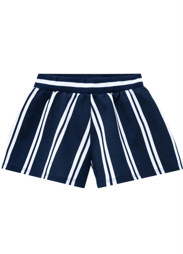 Short Infantil Menina Marinho