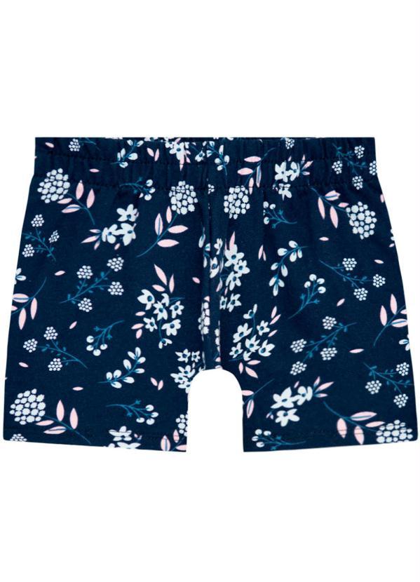 Short Infantil MeninaMarinho