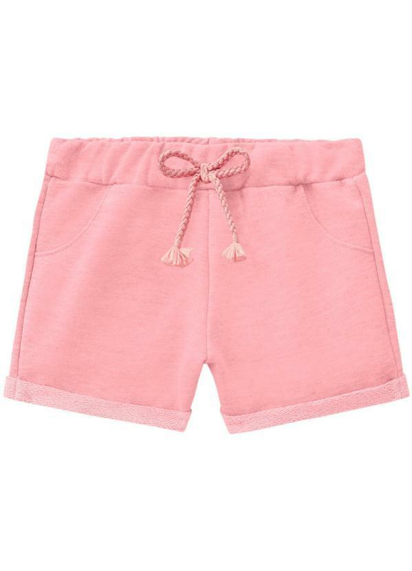 Short Infantil MeninaRosa