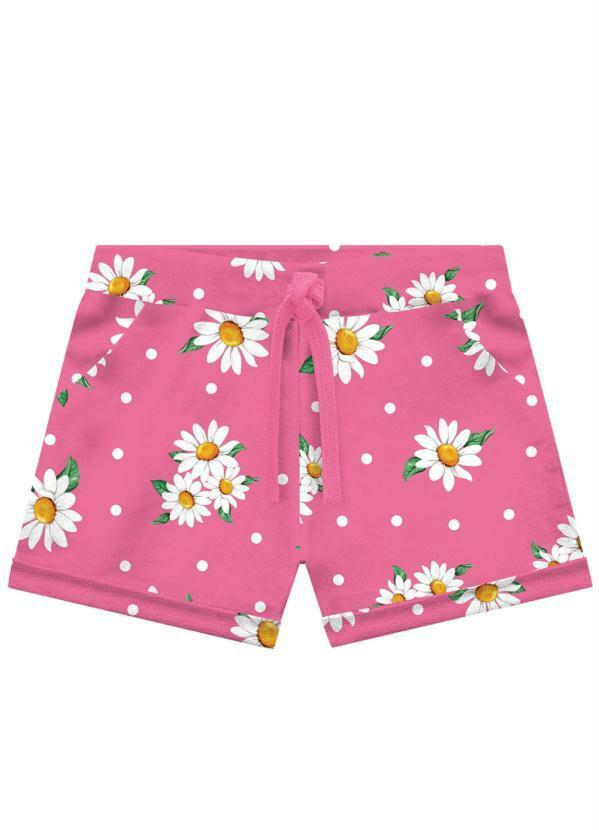 Short Infantil MeninaRosa