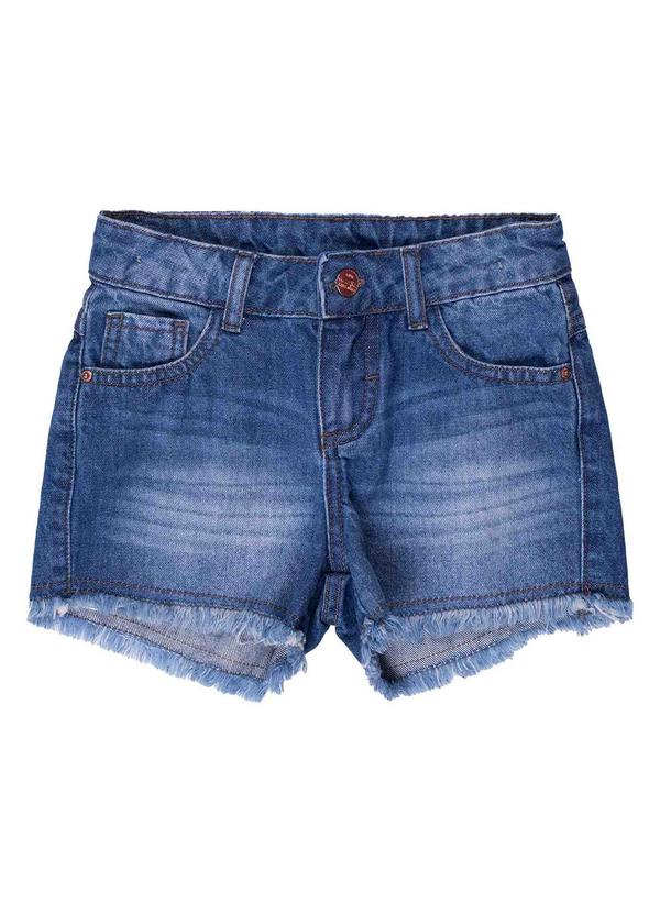 Short Infantil Menina Jeans