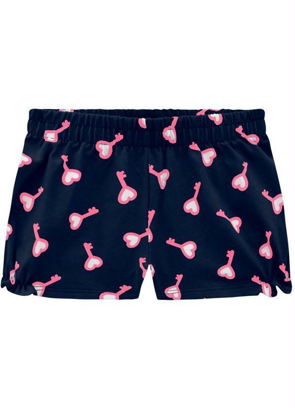 Short Infantil Menina Preto