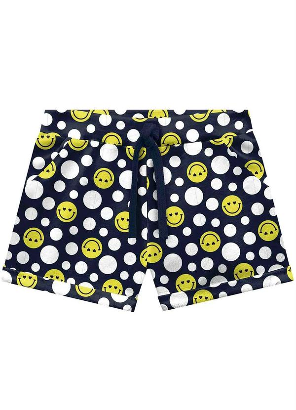 Short Infantil Menina Preto
