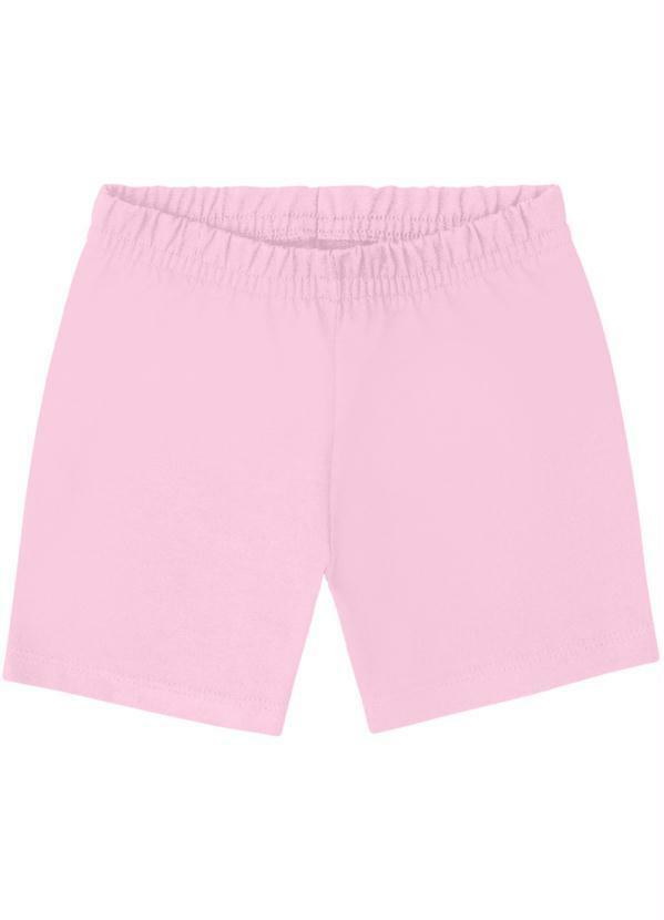 Short Infantil Menina Rosa