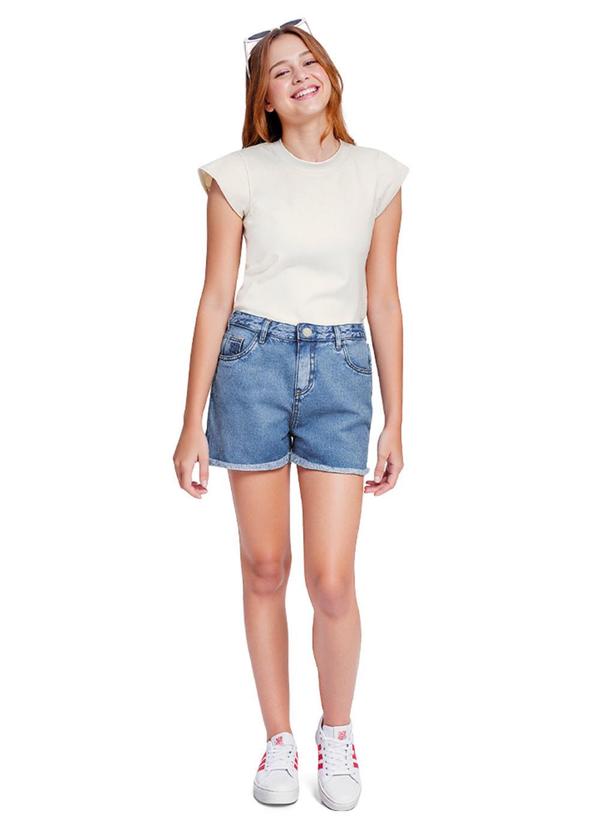 Short Jeans Médio