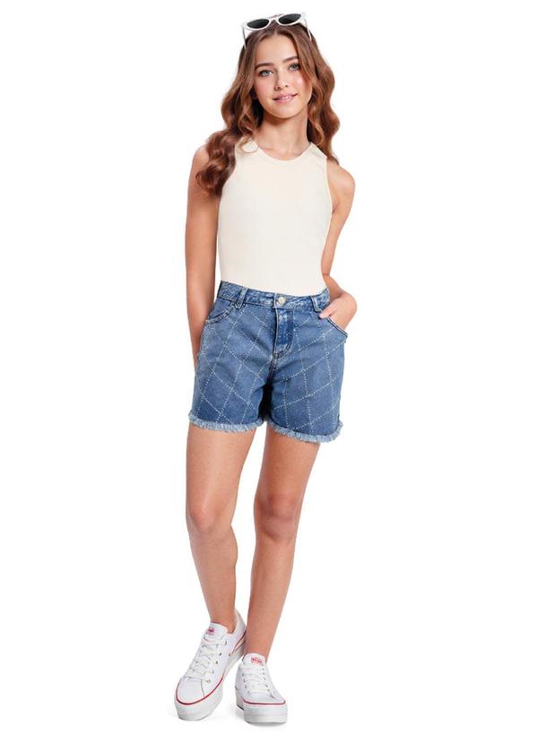 Short Jeans Médio