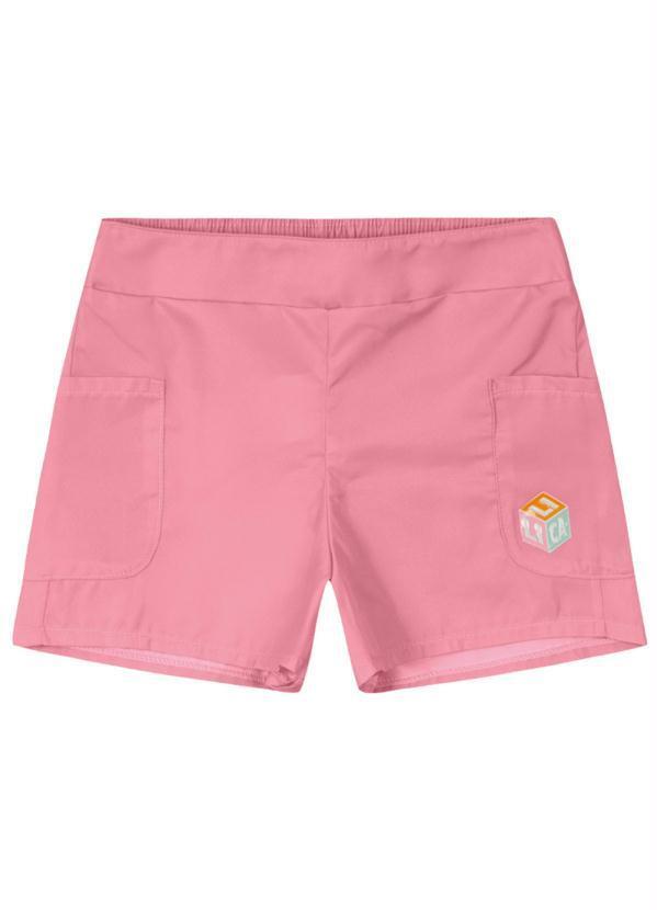 Short Menina Rosa