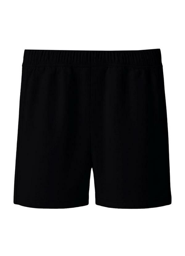 Shorts Básico em Cotton Preto