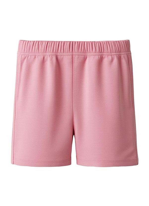 Shorts Básico em Cotton Rosa Claro