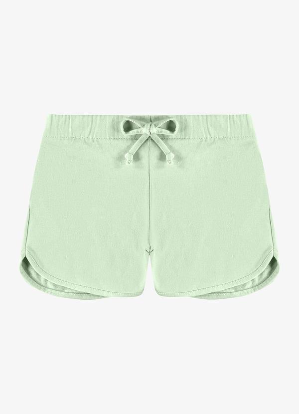 Shorts Básico Infantil Feminino Verde