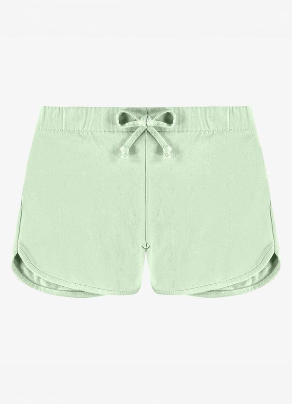 Shorts Básico Infantil Feminino Verde