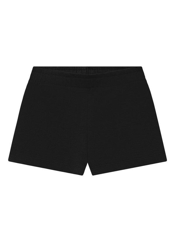 Shorts Básico Infantil Preto