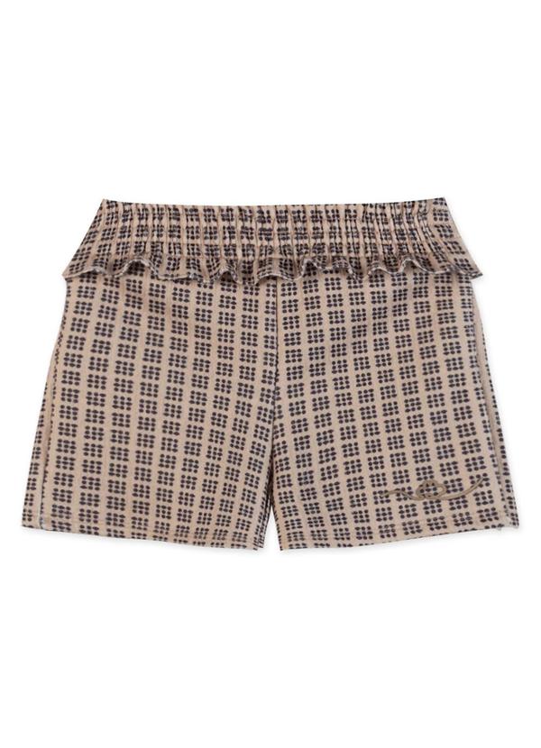 Shorts Bebê Feminino Lilica Ripilica Marrom