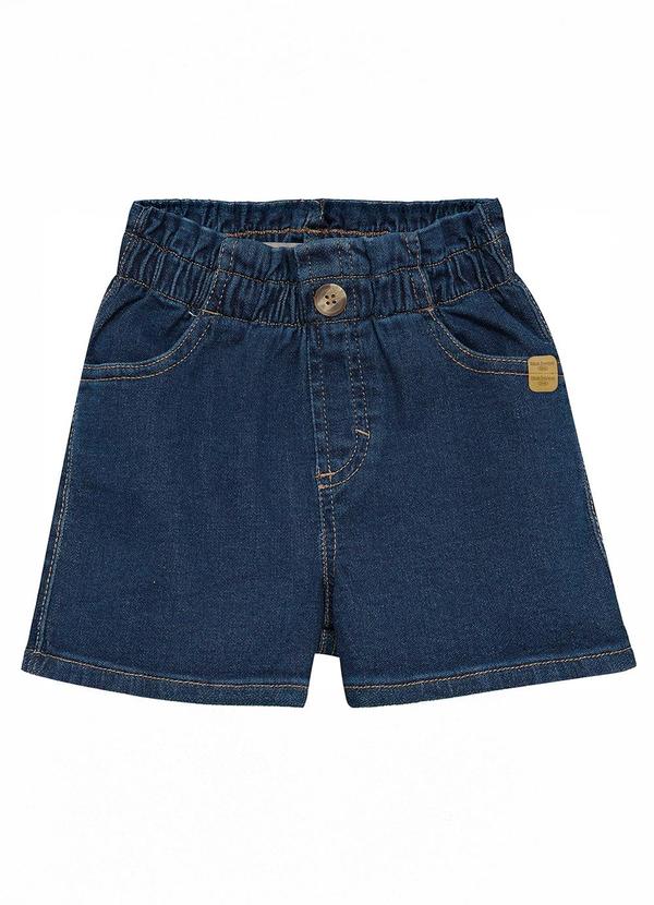 Shorts Clochard Jeans Moletom Azul