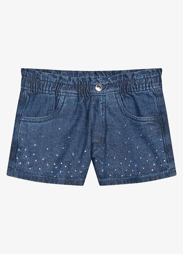 Shorts Infantil Feminino Azul