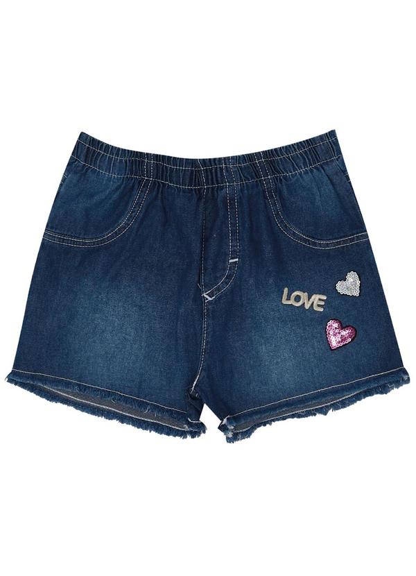 Shorts Malha Azul