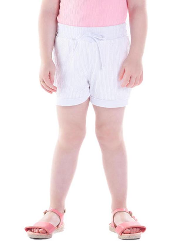 Shorts Malha Branco