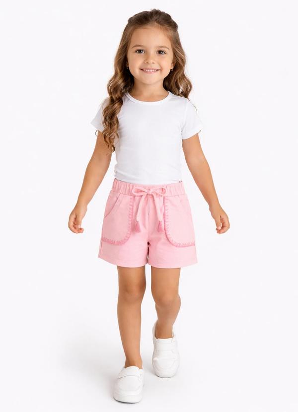 Shorts Moletinho Rosê