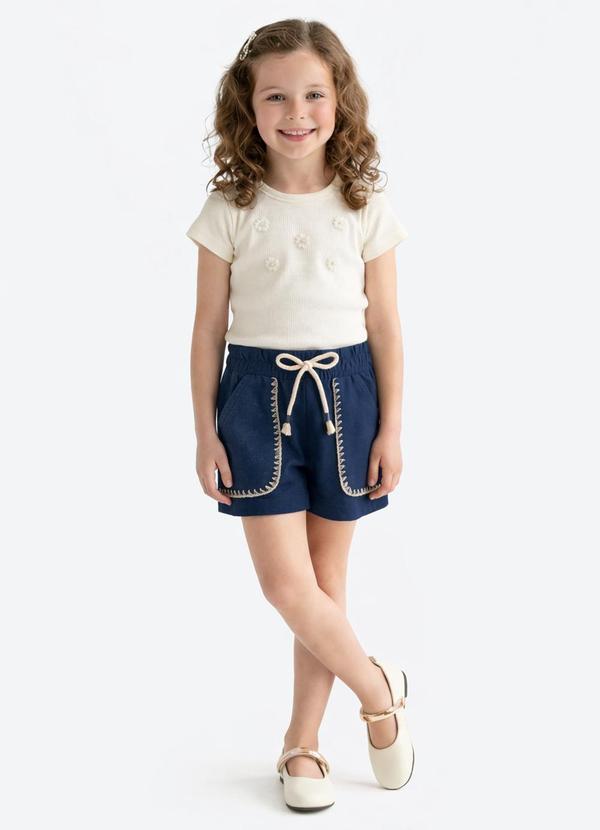 Shorts Moletinnho Marinho