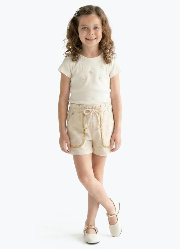 Shorts Moletinnho Natural