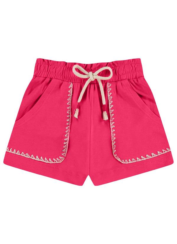 Shorts Moletinnho Rosa