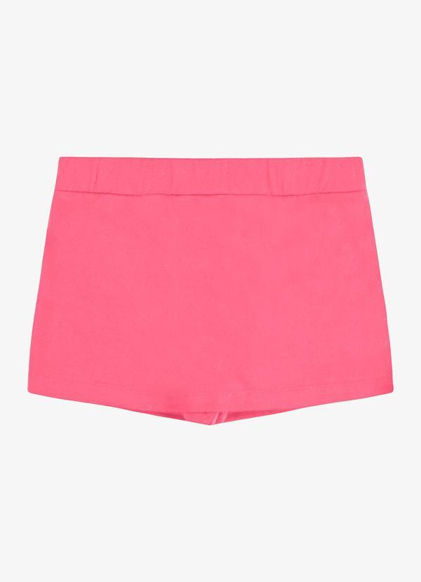 Shorts Saia Moletom Rosa