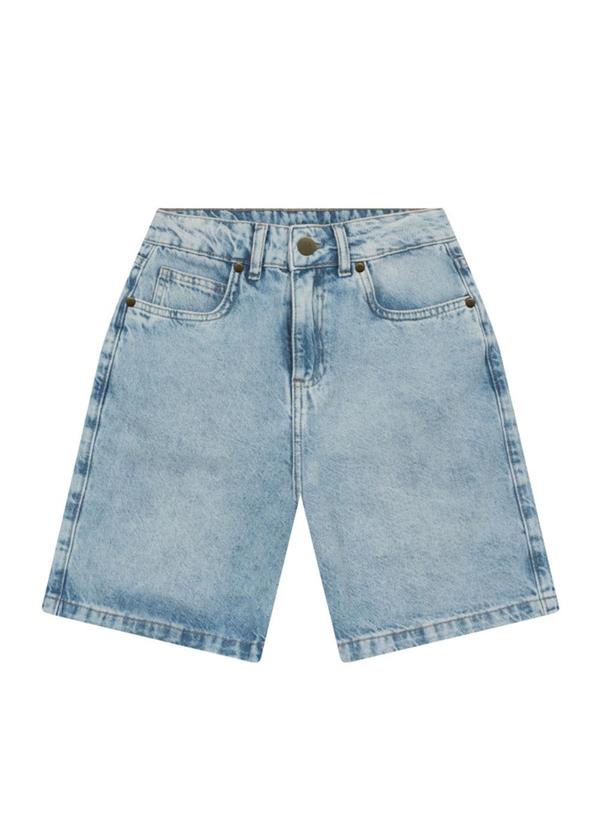 Shorts Teen Menina em Jeans Azul