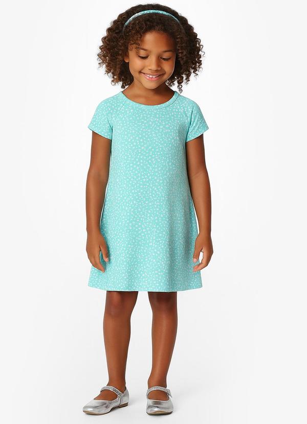 Vestido Feminino Infantil Azul