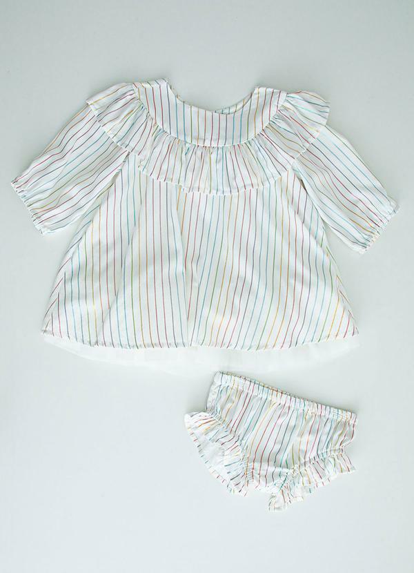 Vestido Bebê Festejo Branco
