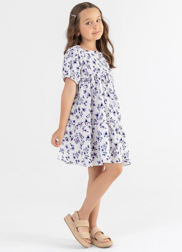 Vista 2 Vestido Menina Infantil Roxo Colorittá Colorittá