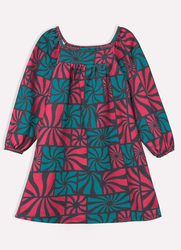Vista 2 Vestido Infantil Menina Cinza Nanai Nanai