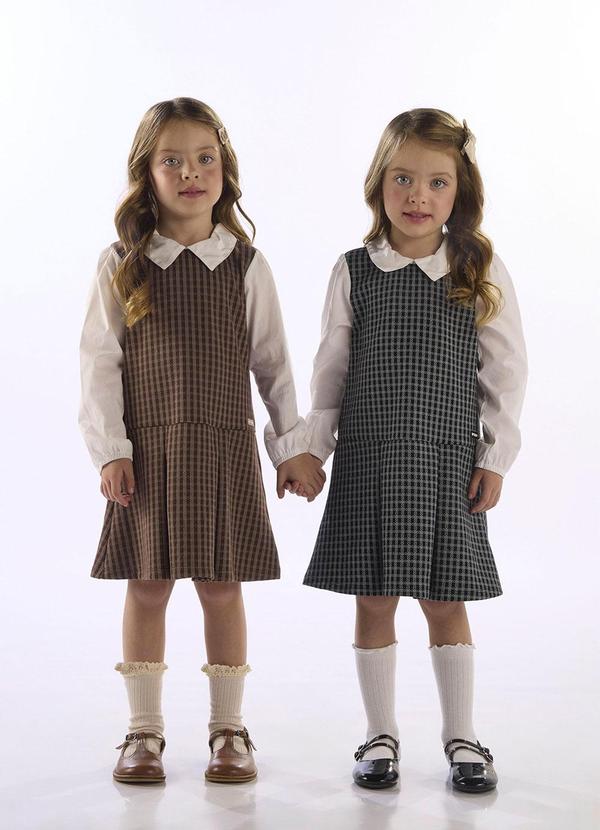 Vestido Jacquard Gola Tricoline Preto