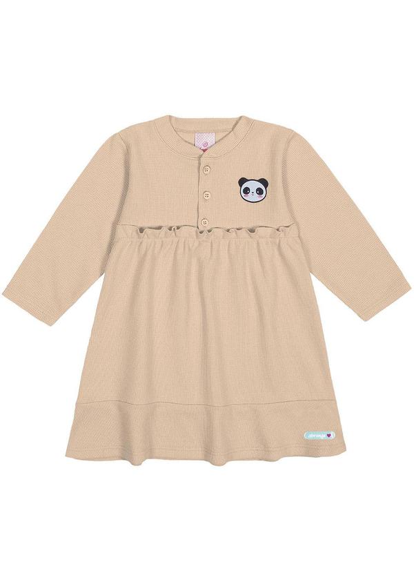 Vestido Panda Baby Bege