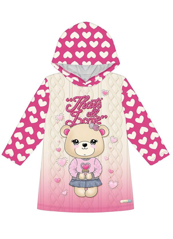 Vestido Ursinho Rosa