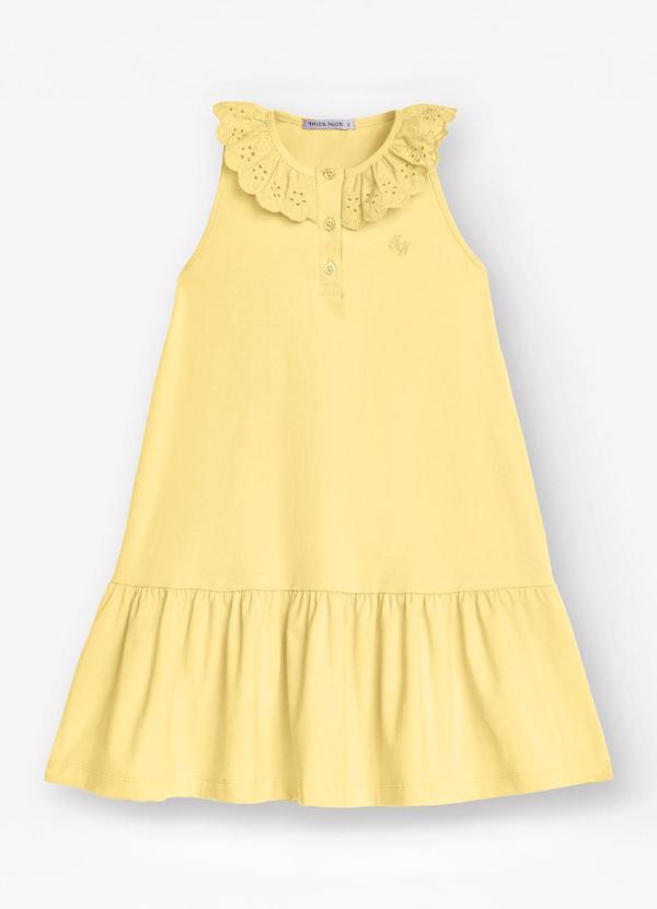 Vista 2 Vestido Amarelo Trick Nick Trick Nick