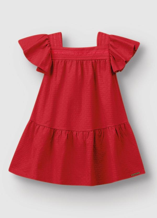 Vestido Amplo Vermelho
