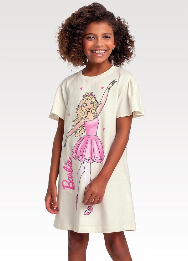 Vestido Barbie Bege