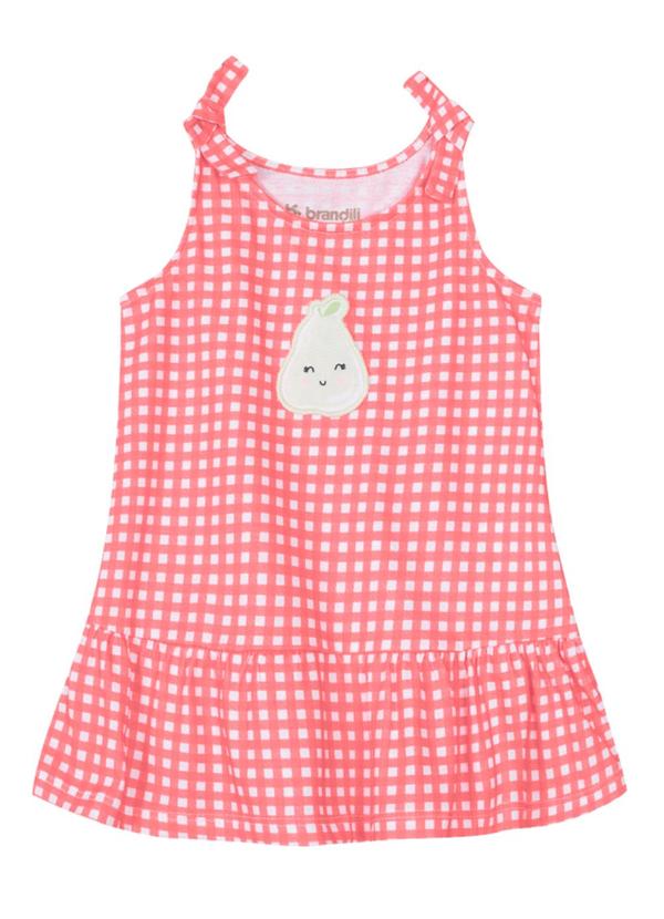 Vista 2 Vestido Bebê Menina Regata Baby Rosa