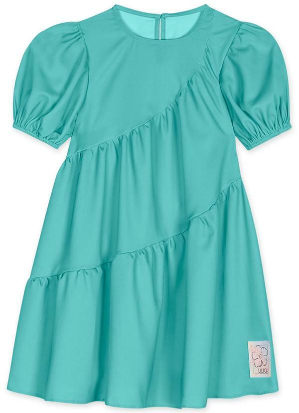 Vestido Candy Color Menina Verde