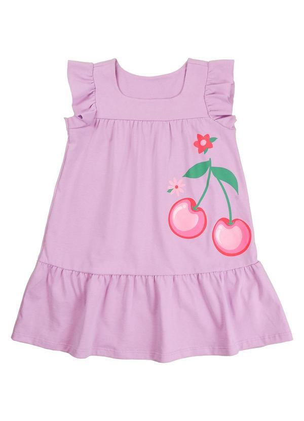 Vista 2 Vestido com Silk Lilas Tink Bink Tink Bink