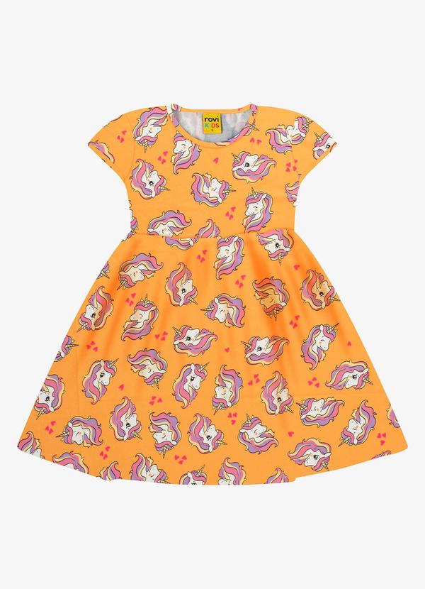 Vestido Cotton Laranja