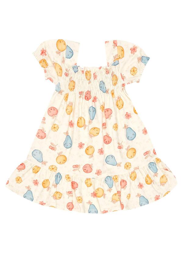 Vista 2 Vestido Cotton Leve Menina Vermelho
