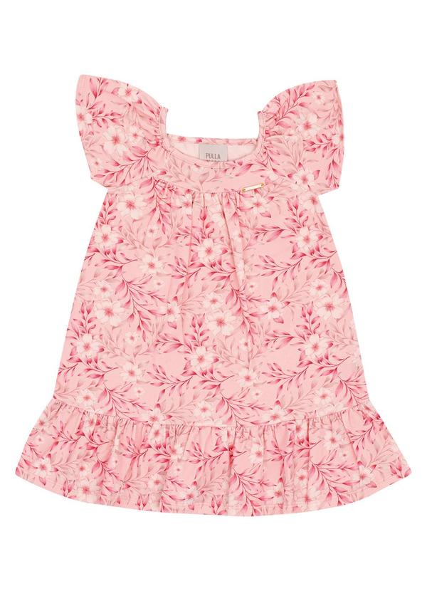 Vista 2 Vestido Cotton Leve Rosa Pulla Bulla Pulla Bulla