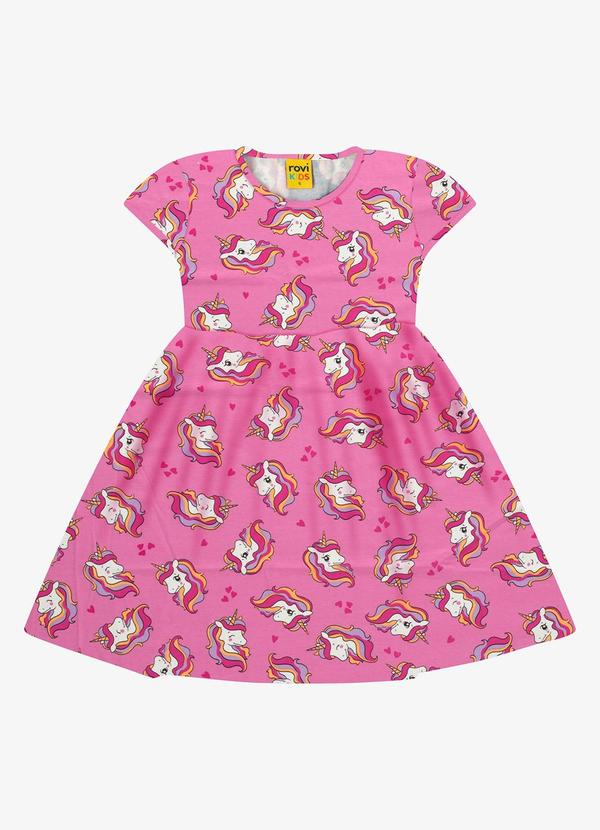 Vista 2 Vestido Cotton Rosa Rovi Kids Rovi Kids